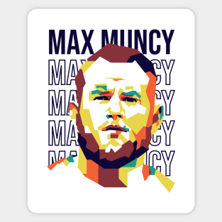 Max Muncy WPAP 2 Sticker